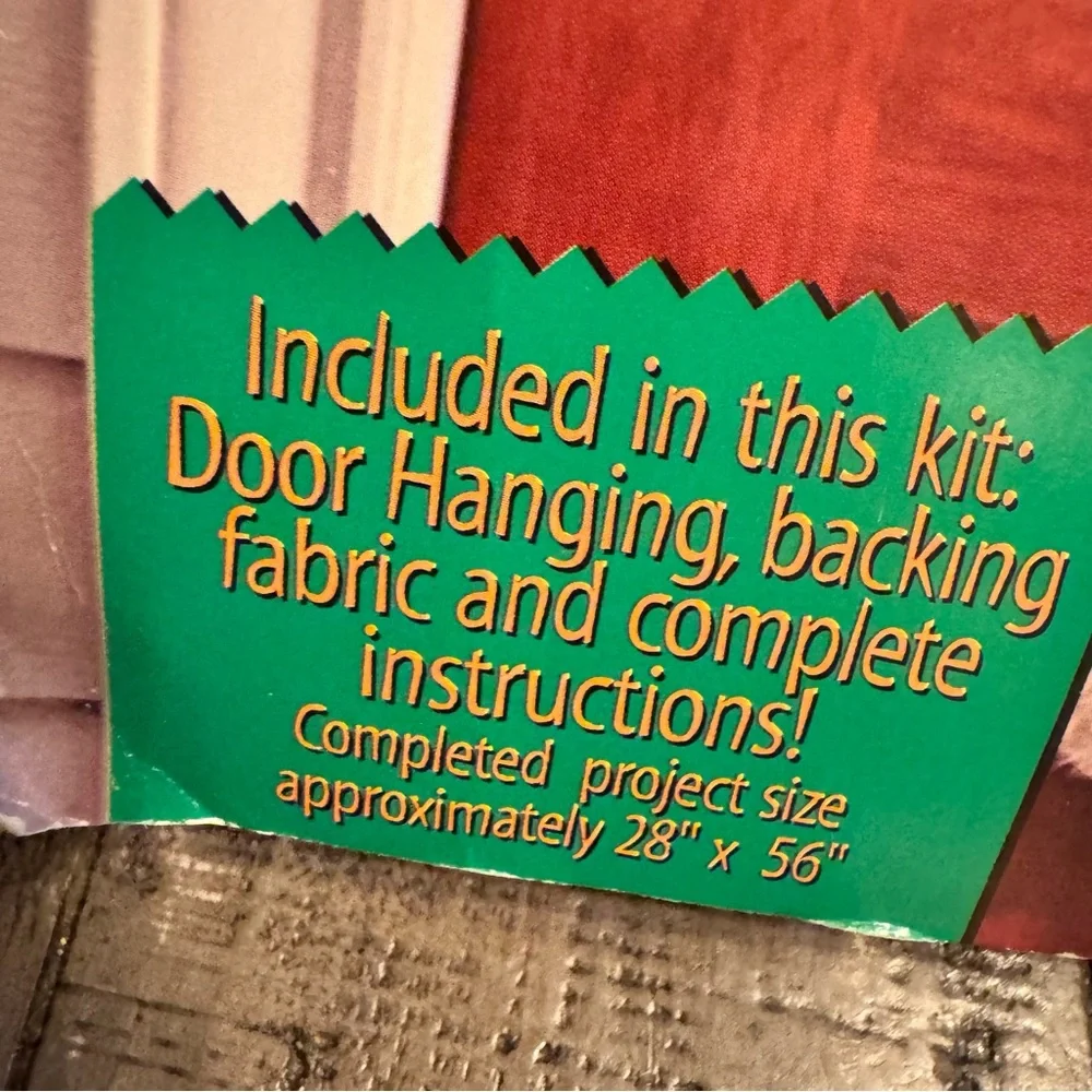 Vintage Daisy Kingdom Father Christmas‎ Quick Kit Door Panel Hanging Santa Craft
